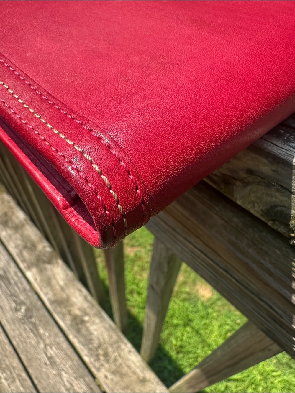 Coach Pink Leather Turnlock Planner - Picture 12 of 13